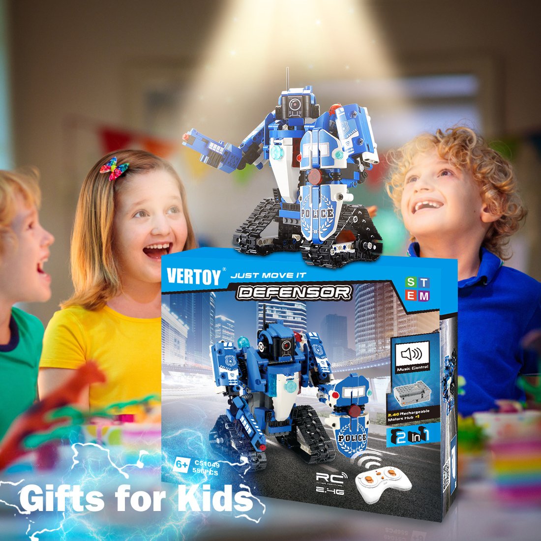 BAZTOY JOUET ROBOT Enfant Transformable Robot Voiture Robot